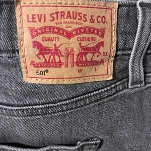 Levi's Charcoal Women's Straight Jeans